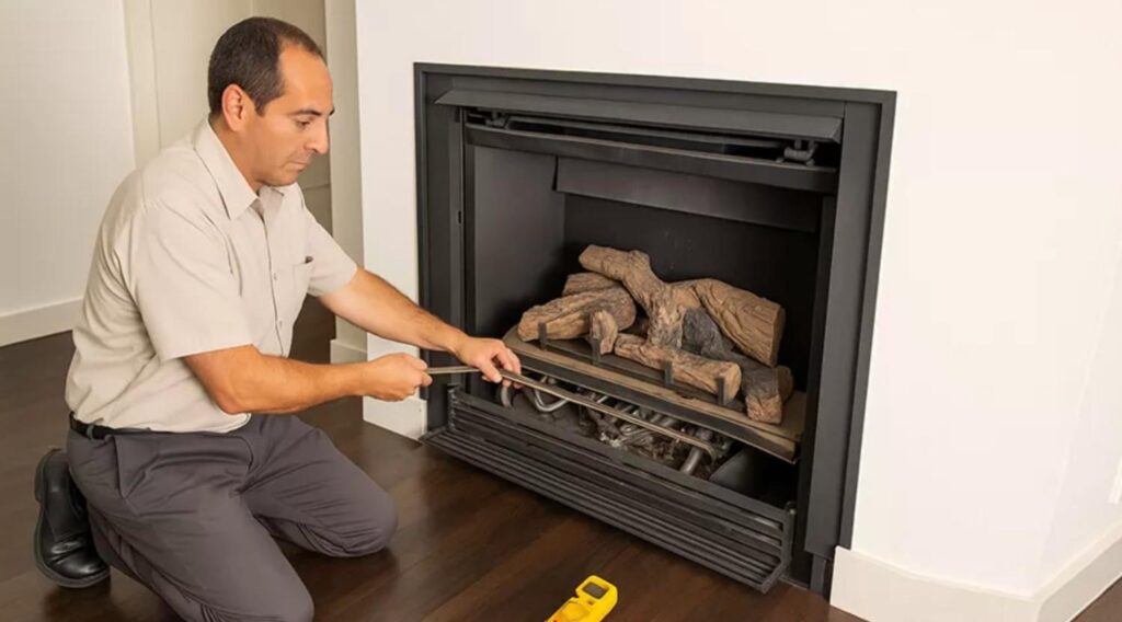 Gas Fireplace Maintenance in Orange County, CA. Moffett Plumbing & Air